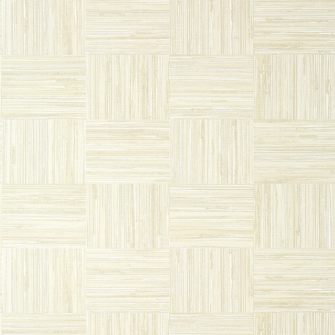 Thibaut Wallpaper Bayshore Basket Off White T14587 Wallpaper Non-Woven Vinyl Wallpaper UNITED STATES - </p><p>Repeat: V: 21 27 - My Fabric Connection -