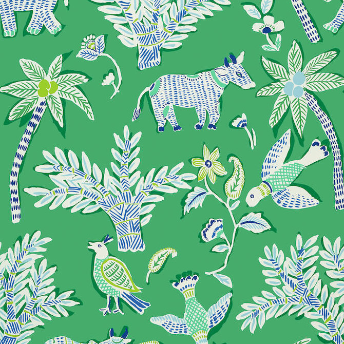 Thibaut Wallpaper Goa Green T88721 Wallpaper Wallpaper U.S.A. - </p><p>Repeat: V: 36 27 - My Fabric Connection - Thibaut Wallpaper Goa Green T88721 Wallpaper Wallpaper U.S.A. - </p><p>Repeat: V: 36 27 - My Fabric Connection -