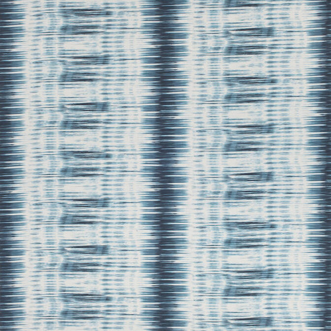 Thibaut Fabric Ikat Stripe Teal F988700 Fabric 61% Linen 39% Cotton THAILAND 20000 </p><p>Repeat: V: 23.25 54 - My Fabric Connection -