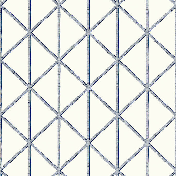 Thibaut Wallpaper Box Kite Navy T10139 Wallpaper Wallpaper U.S.A. - </p><p>Repeat: V: 8.37 27 - My Fabric Connection -