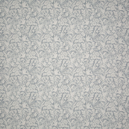 Carole Fabric Birds At Play Cornflower Blue Crush 100% Cotton India 12 1/4" V, 14" H 55 3/4"" - My Fabric Connection -