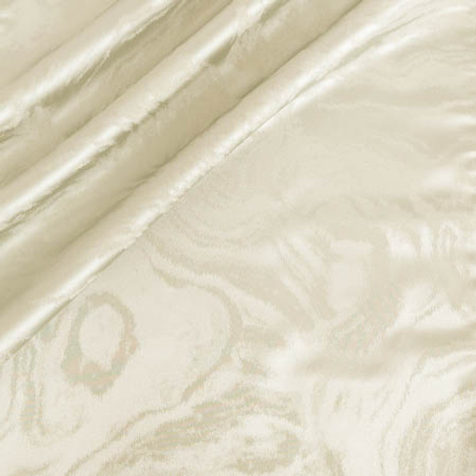 Carole Fabric Sea And Smoke Ivory Brilliance 100% Polyester India 14 1/4" V, 18 5/8" H 55.5" - My Fabric Connection -