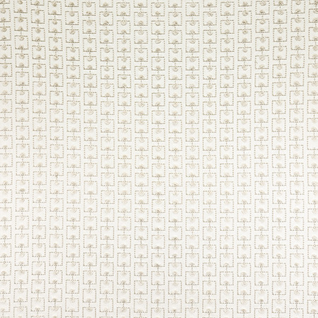 Carole Fabric Breakthrough Linen Hidden Treasure Base: 52% Cotton, 48% Poly Embr: 79% Cotton, 21% Viscose India 2 3/8" V, 4 1/2" H 53" - My Fabric Connection -