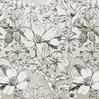Carole Fabric Beautiful Place Sterling Manchester 86% Polyester, 14% Cotton India 19 1/2" V, 13 3/4" H 55 1/2"" - My Fabric Connection -