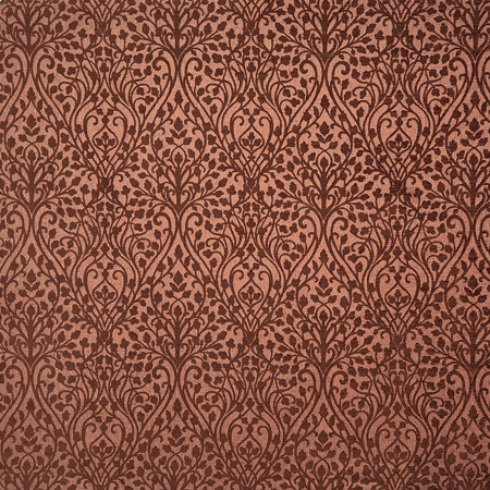 Carole Fabric Begin To Bloom Rosewood Manchester 80% Recycled Polyester, 20% Polyester India 13 3/8" V, 13 3/4" H 54"" - My Fabric Connection -