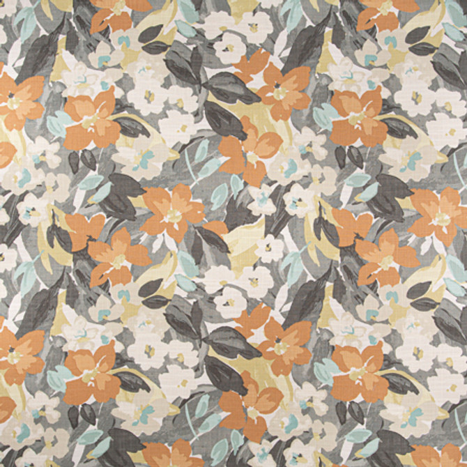 Carole Fabric Grand Scheme Urban Grey Misty Glen 75% Cotton, 25% Linen- Soil Repellent Pakistan 25" V, 26 3/4" H 54 1/4"" - My Fabric Connection -