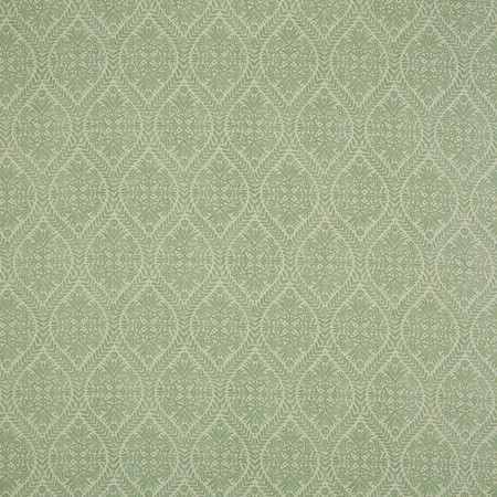 Carole Fabric Moonflower Fennel Misty Glen 50% Cotton, 35% Viscose, 15% Linen India 25 1/2" V, 13 1/2" H 54 1/2"" - My Fabric Connection -