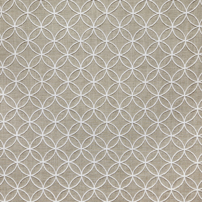 Carole Fabric Instant Connection Jute Neutral Ground 100% Polyester India 4 1/2" V, 4 1/2" H 53"" - My Fabric Connection -