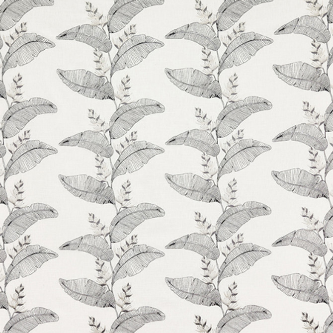 Carole Fabric Captivate Me Licorice Oasis Base: 54% Cotton, 46% Polyester Embr: 100% Viscose India 12 3/4" V, 12 3/4" H 51" - My Fabric Connection -