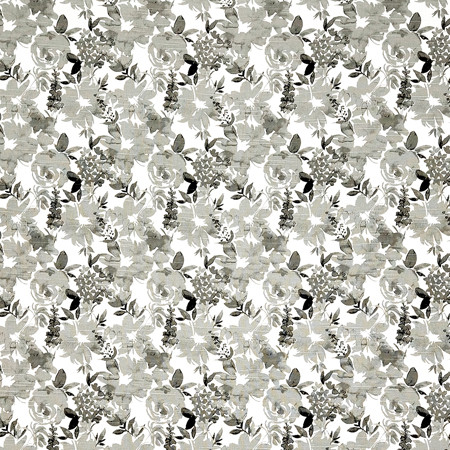 Carole Fabric Your World Raven Oasis 100% Cotton Pakistan 9" V, 9" H 54" - My Fabric Connection -