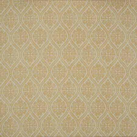 Carole Fabric Moonflower Turmeric Sunset Serenade 50% Cotton, 35% Viscose, 15% Linen India 25 1/2" V, 13 1/2" H 54 1/2"" - My Fabric Connection -