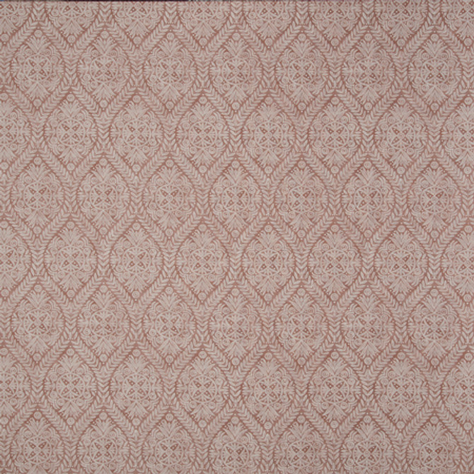 Carole Fabric Moonflower Woodrose Sunset Serenade 50% Cotton, 35% Viscose, 15% Linen India 25 1/2" V, 13 1/2" H 54 1/2"" - My Fabric Connection -