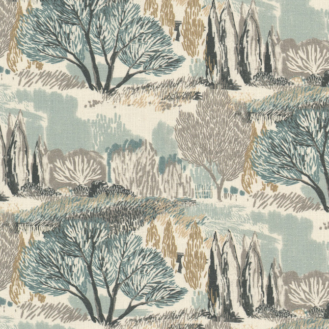 Marcus William Fabric Cococay 3 Spa Fabric 100%COT INDIA </p><p>Repeat: H: 27.000, V: 13.500 55 in - My Fabric Connection -