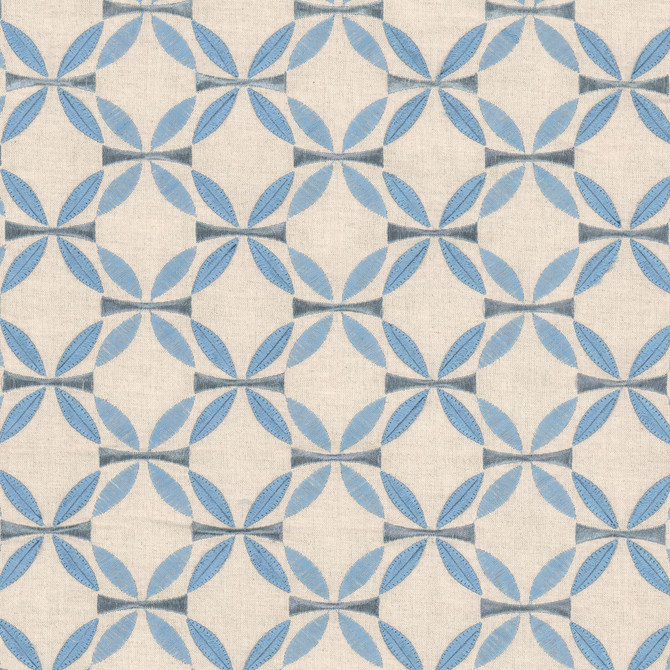 Marcus William Fabric Kitchens 3 Wedgewood Fabric 60%Lin 40%Cot %Bemb India </p><p>Repeat: H: 2, V: 18.5 51 in - My Fabric Connection -