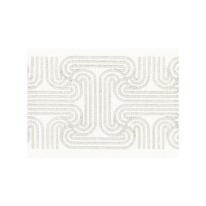 Stout Trim Open Tape 1 Silver Trim 61%SVI 37%MTL 2%POL CHINA </p><p>Repeat: H: 2.875, V: 0.000 3 in - My Fabric Connection -