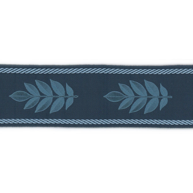 Stout Trim Midfield Tape 2 Navy Trim 90%SVI 10%POL CHINA </p><p>Repeat: H: 3.875, V: 0.000 2.5 in - My Fabric Connection -