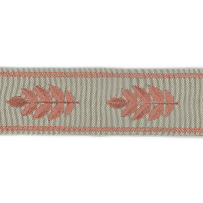 Stout Trim Midfield Tape 5 Clay Trim 90%SVI 10%POL CHINA </p><p>Repeat: H: 3.875, V: 0.000 2.5 in - My Fabric Connection -