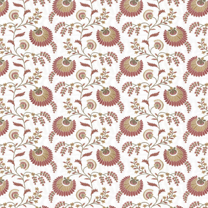 Stout Fabric Lavish 2 Sienna Fabric 55%LIN 45%COT %VEMB INDIA </p><p>Repeat: H: 17.000, V: 15.125 51 in - My Fabric Connection -