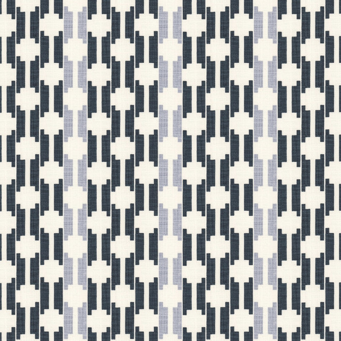 Stout Fabric League 4 Ink Fabric 100%COT INDIA </p><p>Repeat: H: 5.250, V: 2.750 54 in - My Fabric Connection -