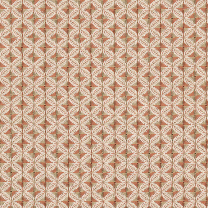 Marcus William Fabric Couture 5 Terracotta Fabric 60%LIN 40%COT %BEMB INDIA </p><p>Repeat: H: 1.500, V: 1.000 51 in - My Fabric Connection -