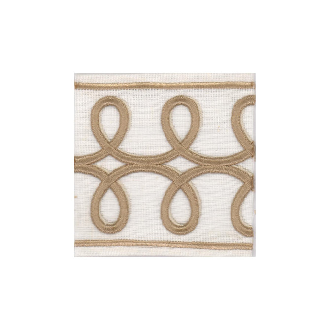 Marcus William Trim Kooky Tape 1 Caramel Trim 100%POL %VEMB INDIA </p><p>Repeat: H: 1.250, V: 0.000 3.25 in - My Fabric Connection -