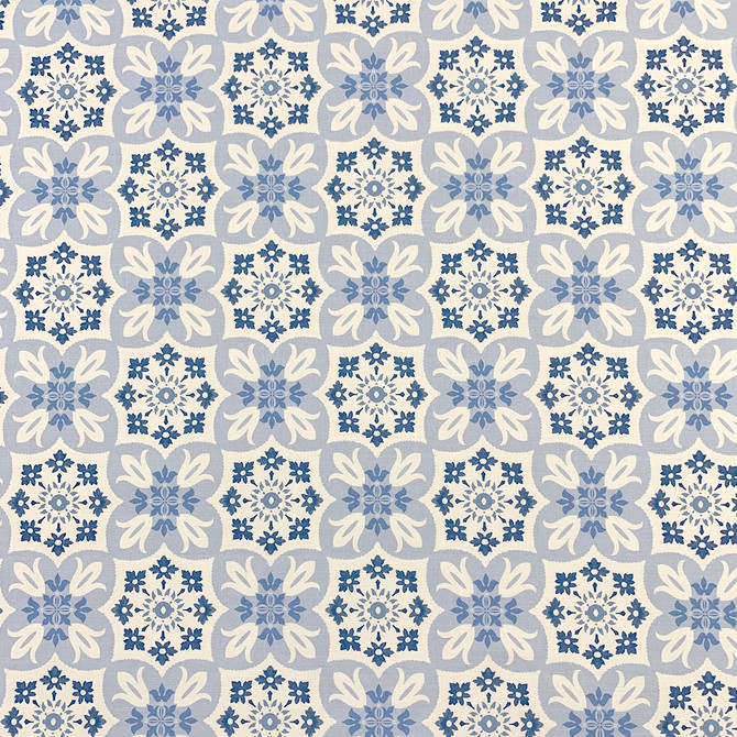 Magnolia Fabric Lillian August Tilly Santorini - 100% Cotton Spain 50000 Horizontal: 9.05 and Vertical: 9.05 54 - My Fabric Connection -