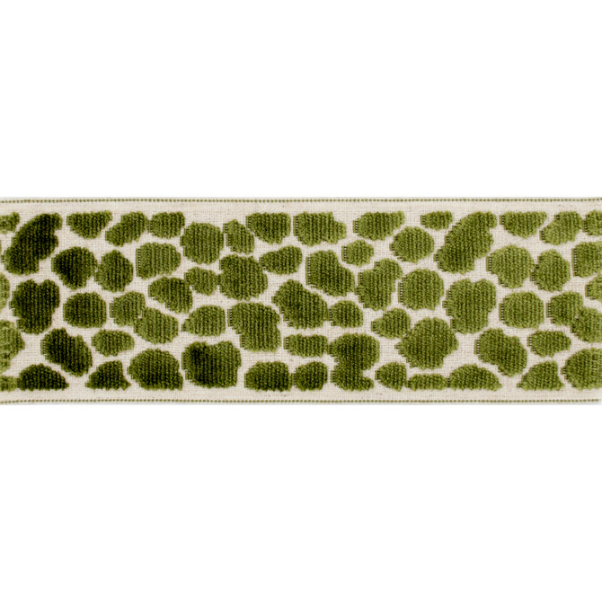 Magnolia Trim Wilder Tape Lime - 58% Rayon, 31% Poly, 11% Linen China Horizontal: and Vertical: 3.5 - My Fabric Connection -