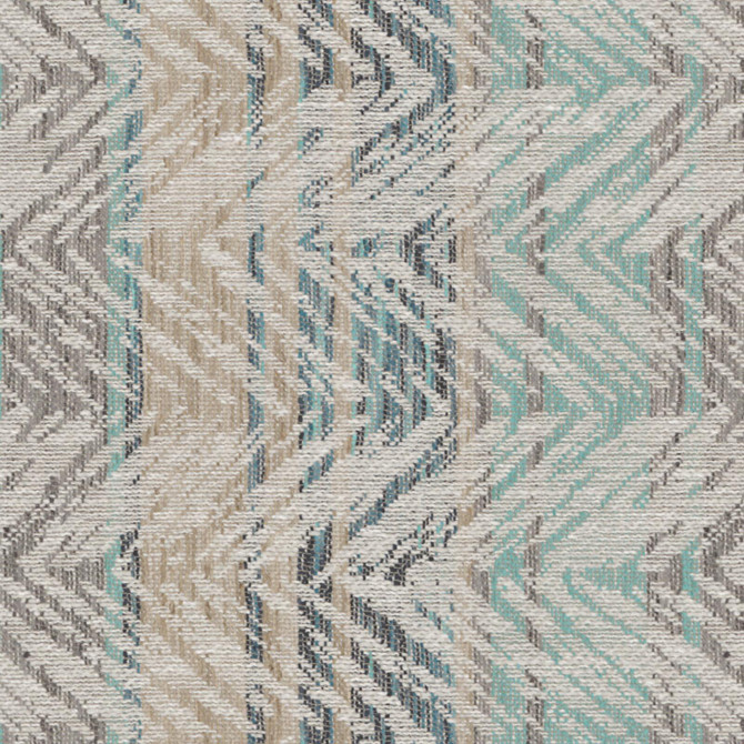 Maxwell Fabric Sao Paulo 938 Isla PERFORMANCE WOVENS-VOL. VII TIDEPOOL 66% RECYCLED POLYESTER INDIA  V-7.1" H-7.1" 56"  - My Fabric Connection -
