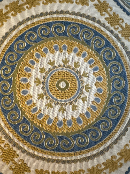 Kravet Design Suzani Medallion 31371-540 Pillow Cover with Coordinating Welt Cord