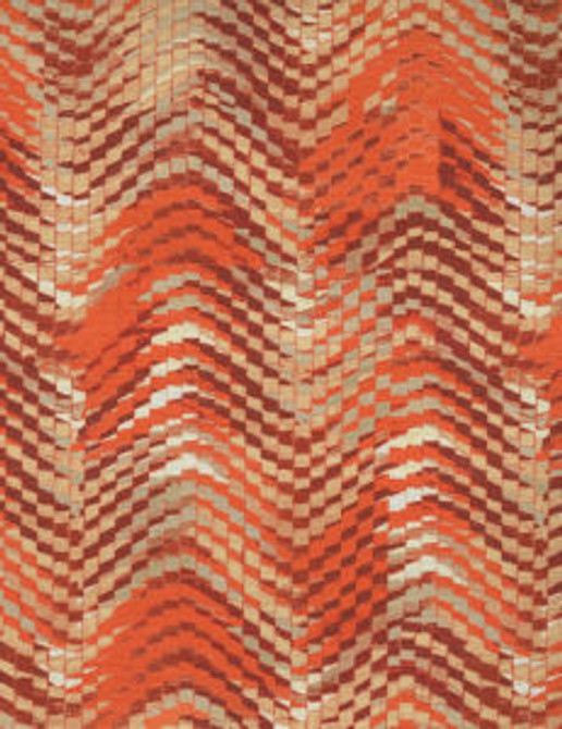 Norbar Fabric Saber Coral 36 PRISM BRIGHTS 60% COTTON 40% POLYESTER SPAIN 11 1/4"-V 6 3/4"-H 54" - My Fabric Connection -