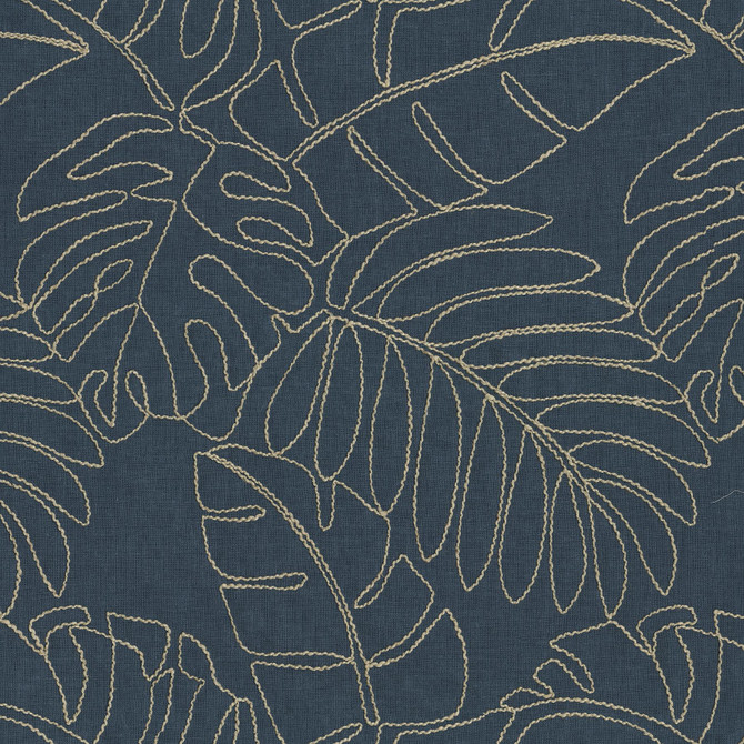 TOMMY BAHAMA Fabric Monstera Emb. Indigo 880181 - Base 55% cotton, 45% polyester / Emb. 50% rayon, 50% linen India 51000 Horizontal: 13.5 and Vertical: 15.5 55 - My Fabric Connection - TOMMY BAHAMA Fabric Monstera Emb. Indigo 880181 - Base 55% cotton, 45% polyester / Emb. 50% rayon, 50% linen India 51000 Horizontal: 13.5 and Vertical: 15.5 55 - My Fabric Connection -
