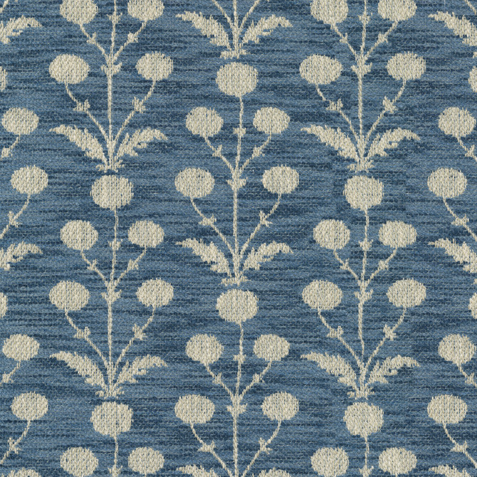 VILLA D'ASCOLI Fabric Mughal Blooms Indigo 570010 - 82% polyester, 18% cotton India 50000 Horizontal: 6.87 and Vertical: 6.25 55 - My Fabric Connection - VILLA D'ASCOLI Fabric Mughal Blooms Indigo 570010 - 82% polyester, 18% cotton India 50000 Horizontal: 6.87 and Vertical: 6.25 55 - My Fabric Connection -