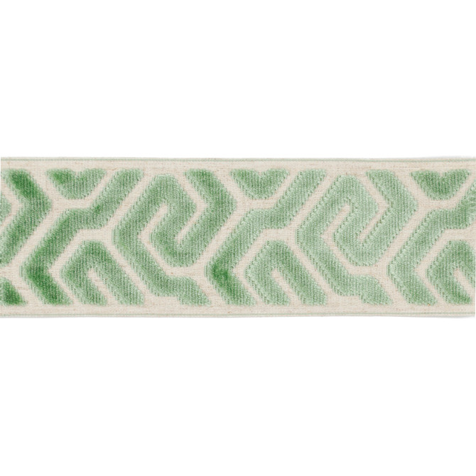 Europatex Fabric Agos Carribean Green Agos 100% Polyester 3.50 inches - My Fabric Connection -