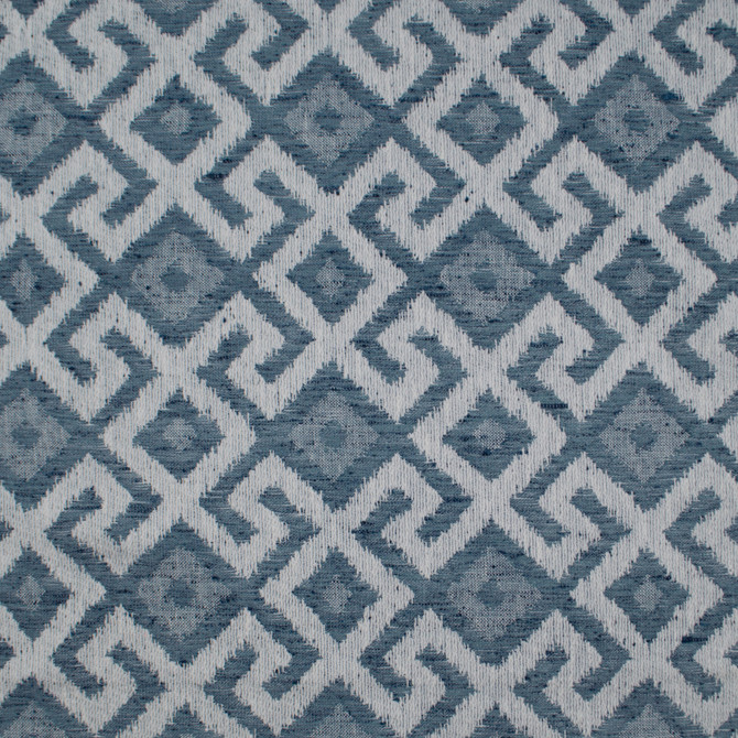 Europatex Fabric Aztec Neve Sky Light Aztec 86% Poyester, 14% Cotton 6.85" H, 6.85" V 54.00 inches - My Fabric Connection -