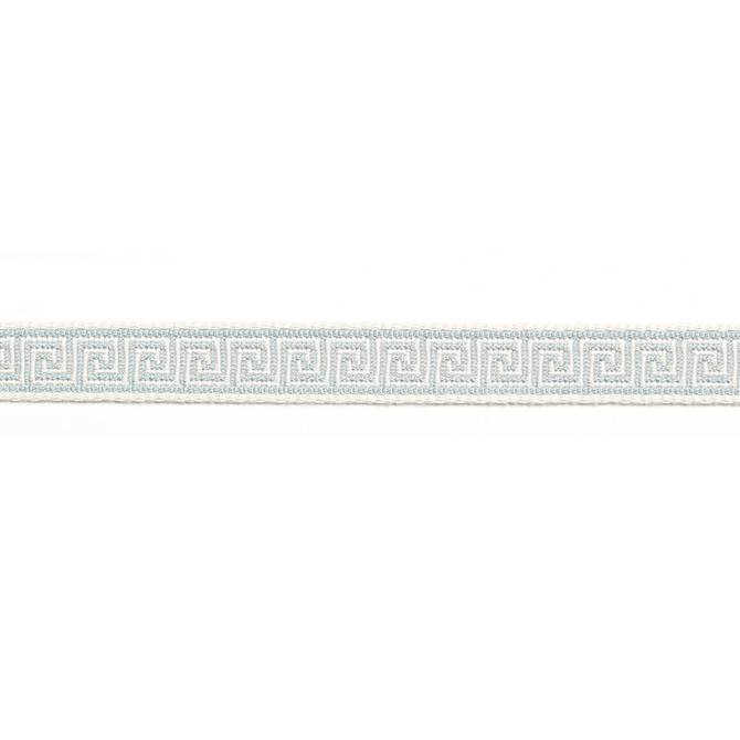 Europatex Fabric Hellenic Key Jacquard Tape Mist Hellenic 76% Fibranne, 24% Rayon 0.56 inches - My Fabric Connection - Europatex Fabric Hellenic Key Jacquard Tape Mist Hellenic 76% Fibranne, 24% Rayon 0.56 inches - My Fabric Connection -