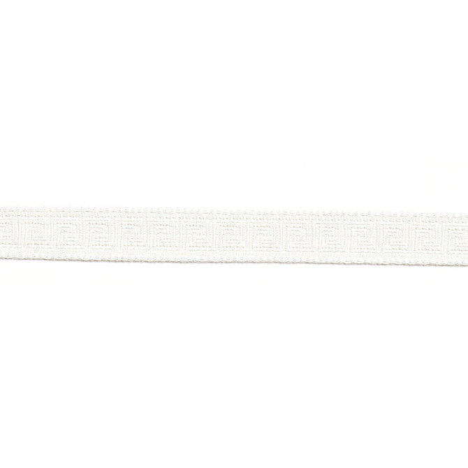 Europatex Fabric Hellenic Key Jacquard Tape White Hellenic 76% Fibranne, 24% Rayon 0.56 inches - My Fabric Connection - Europatex Fabric Hellenic Key Jacquard Tape White Hellenic 76% Fibranne, 24% Rayon 0.56 inches - My Fabric Connection -