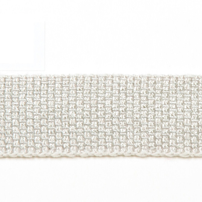 Europatex Fabric Le Lin Metallic Micro Tape Ice Le Lin 42% Fibranne, 30% Rayon, 25% Metallic yarns, 3% Polyester 0.56 inches - My Fabric Connection -