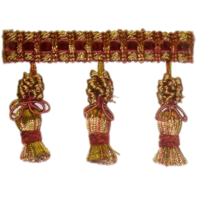 Europatex Fabric YF656B Melon Palladian 50% Polyester, 50% Rayon 3.00 inches - My Fabric Connection -