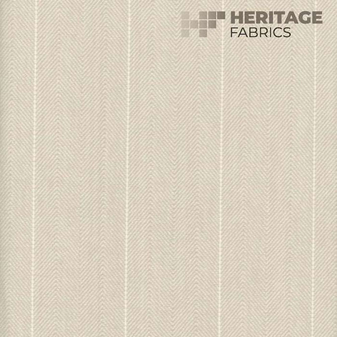 Heritage Fabric Copley Stripe Whitelinen - 100% Cotton India 15,000 Horizontal: 2.3" and Vertical: N/A 54" - My Fabric Connection -