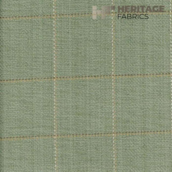 Heritage Fabric Frazier Thyme - 100% Cotton India 30,000 Horizontal: 3" and Vertical: 3" 54" - My Fabric Connection -