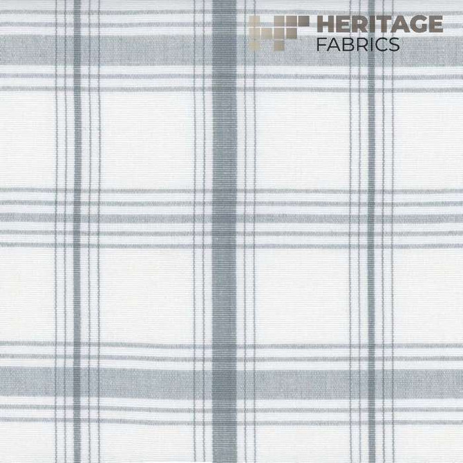 Heritage Fabric Gillette Gray - 100% Cotton India 9,000 Horizontal: 5.5" and Vertical: 5.5" 54" - My Fabric Connection -
