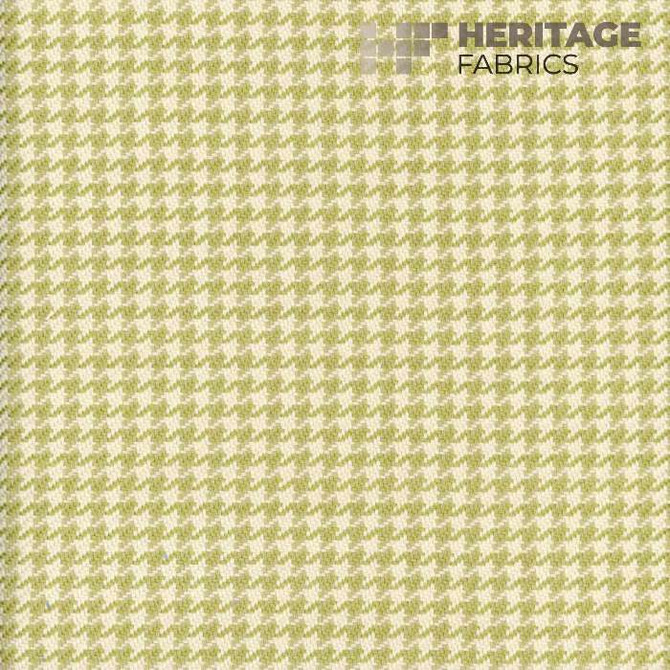 Heritage Fabric Houndstooth Honeydew - 100% Cotton India 20,000 Horizontal: 0.375" and Vertical: 0.375" 54" - My Fabric Connection -