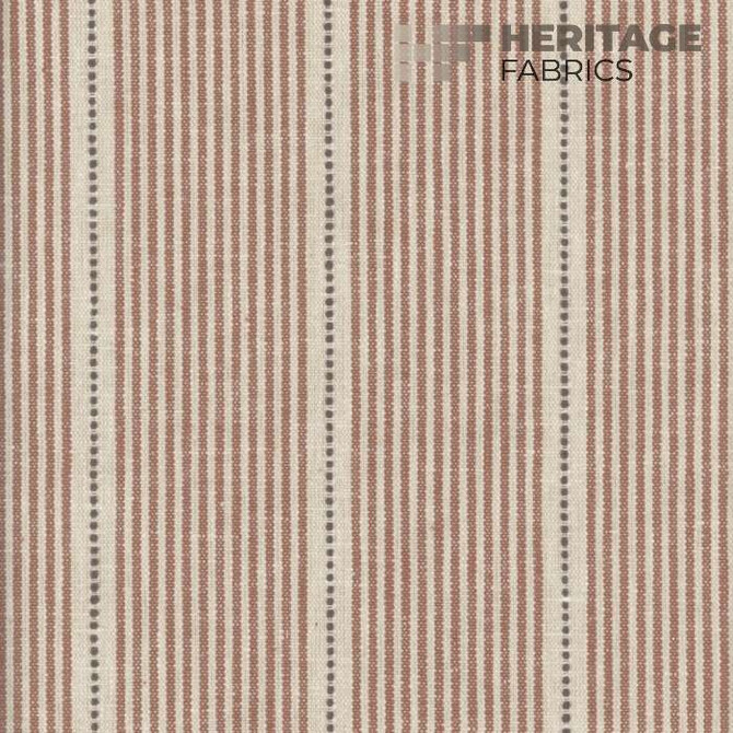 Heritage Fabric Interchange Clay - 52% Cotton 48% Polyester India 45,000 Horizontal: 2.75" and Vertical: N/A 54" - My Fabric Connection -