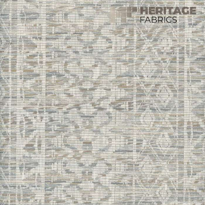 Heritage Fabric Stonehedge Bluemoon - 76% Polyester 24% Cotton India 9,000 Horizontal: 7.25" and Vertical: 6" 54" - My Fabric Connection -