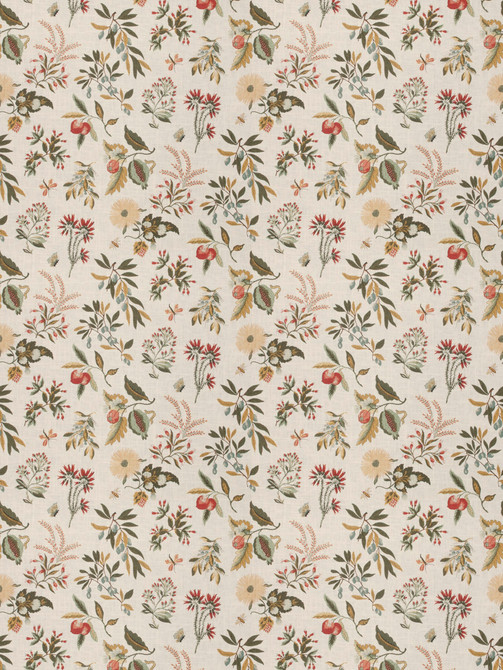 Fabricut Fabric Fleur Botanical Botanical 5 Yds