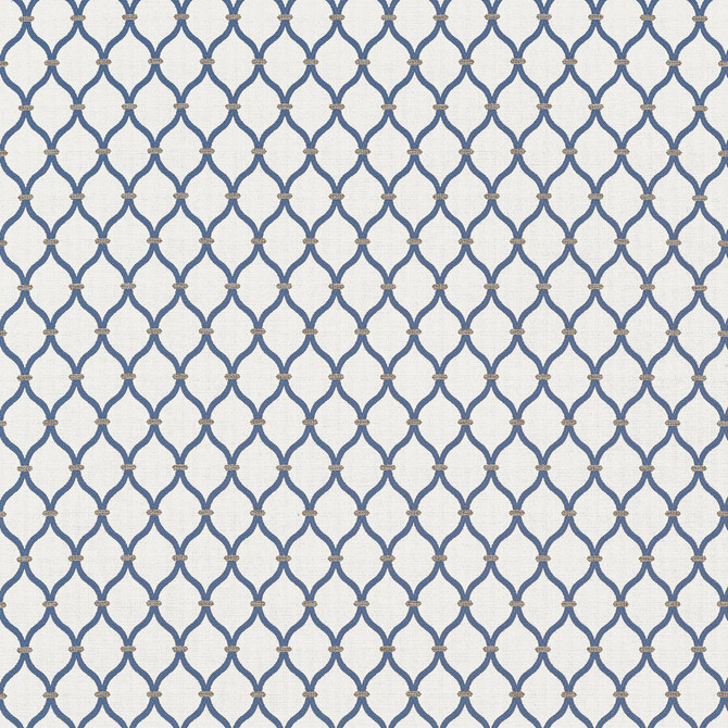 Thibaut Fabric Chandler Indigo W81938 Fabric </p><p>Repeat: V: 9.75" (24.77 cm) 54.00" (137.16 cm) - My Fabric Connection -