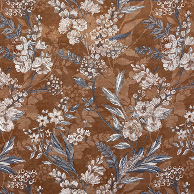 <p>Carole Fabric Embrace Nature Sienna</p><p><strong>Required Minimum Quantity Purchase: 2 yards</strong></p><p>Book: Moodscapes</p><p>Content: Base: 100% Cotton Embr: 90% Cotton, 10% Acrylic</p><p>Origin: </p><p>Performance: N/A</p><p>Repeat: 33" V, 27" H</p><p>Width: 54*"</p>