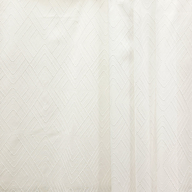 <p>Carole Fabric Aim For It Ivory</p><p><strong>Required Minimum Quantity Purchase: 2 yards</strong></p><p>Book: Sheer Delight</p><p>Content: Base: 88% Polyester, 12% Cotton Embr: 100% Polyester</p><p>Origin: </p><p>Performance: N/A</p><p>Repeat: 12 1/2" V, 8 1/2" H</p><p>Width: 50 1/2*"</p>
