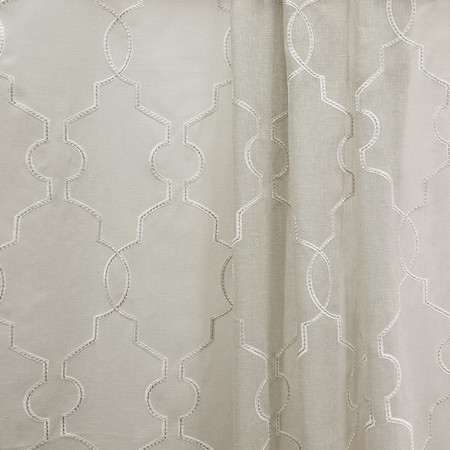<p>Carole Fabric Quiet Spot Fog</p><p><strong>Required Minimum Quantity Purchase: 2 yards</strong></p><p>Book: Sheer Delight</p><p>Content: Base: 88% Polyester, 12% Cotton Embr: 100% Polyester</p><p>Origin: </p><p>Performance: N/A</p><p>Repeat: 12 3/4" V, 6 1/2" H</p><p>Width: 51*"</p>