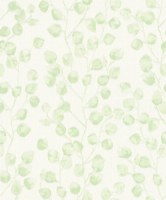 Advantage Mali Green Trail Wallpaper Bali Covers about 57.8 square feet Germany Unpasted 25.2-in repeat, straight match 21-in by 33-ft long roll - My Fabric Connection -